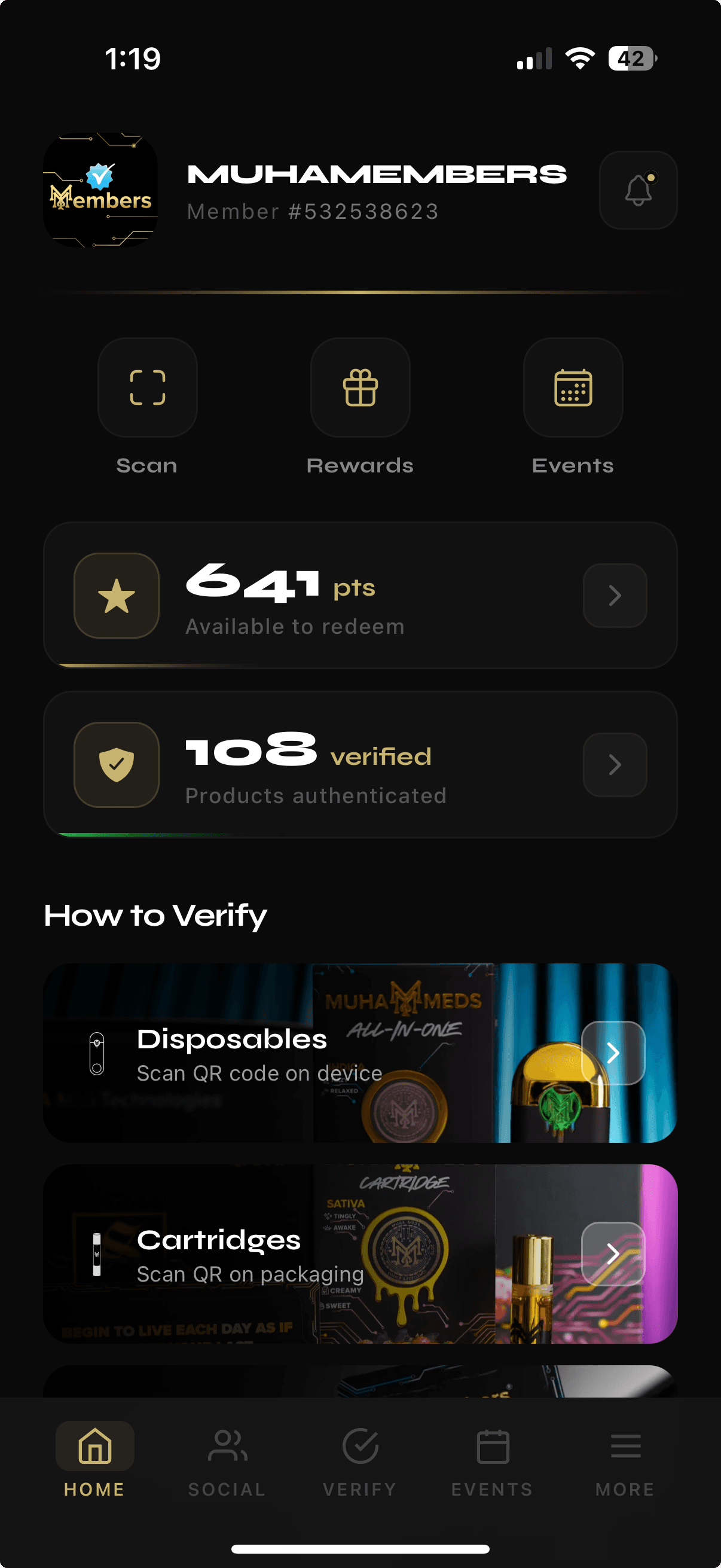Muha Members App